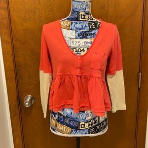 Free people, We the people  v neck crop top size XS